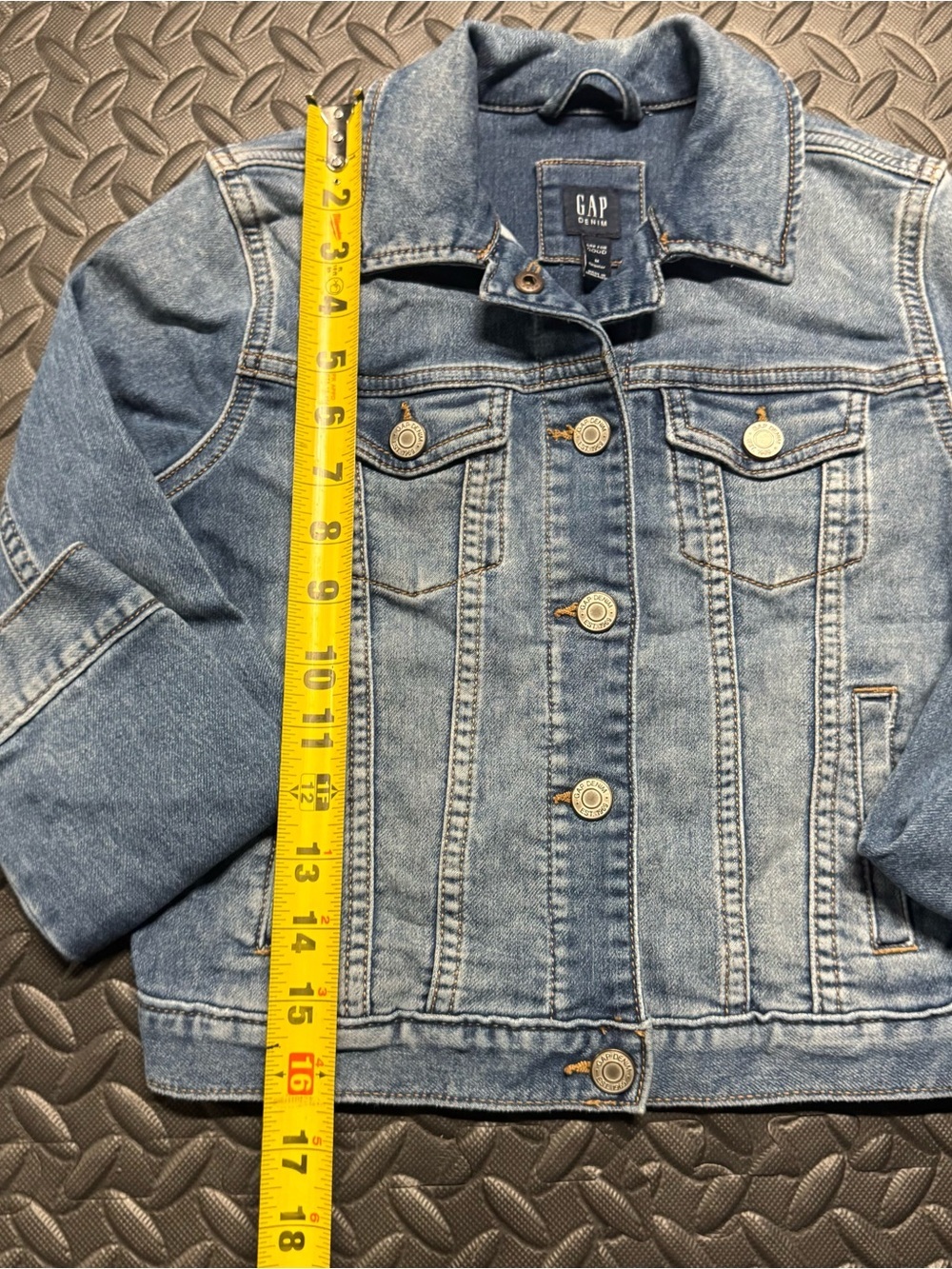 GAP Denim kids Medium Wash Jean Jacket Size Medium Regular - Picture 9 of 12